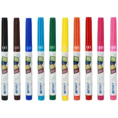 Spirit: Set de 10 carioci lavabile pentru bebeluși, colorate imaginea 2
