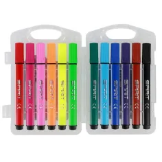 Spirit: Set de 12 carioci groase triunghiulare Jumbo Trio imaginea 2