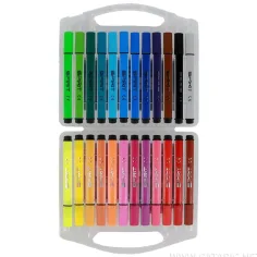 Spirit: Set de 24 carioci groase triunghiulare Jumbo Trio imaginea 2