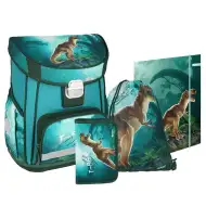 Spirit: Set de ghiozdan T-rex cu 4 piese 38x28x17cm