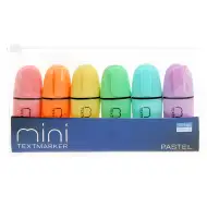 Spirit: Set de mini markere pastel pentru evidențiere, 6 bucăți