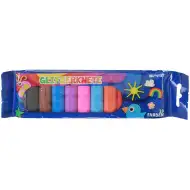 Spirit: Set de plastilină modelatoare cu sclipici colorat, 10 bucăți, 200g