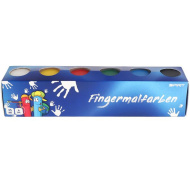 Spirit: Set de vopsele pentru degete 6 x 25 ml