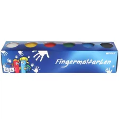 Spirit: Set de vopsele pentru degete 6 x 25 ml