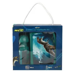 Spirit: set cutie pentru gustare și bidon cu model T-Rex