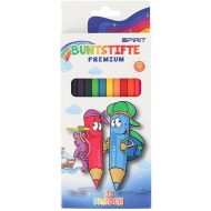 Spirit: set premium de 12 creioane colorate hexagonale din lemn