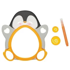 Spirograph: Set creativ de desenat pentru prieteni - Pinguin imaginea 2