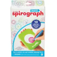Spirograph: Spirograf de călătorie cu spațiu de depozitare, dimensiune compactă, set de 10 bucăți