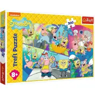 SpongeBob și locuitorii Bikini Bottom puzzle de 300 piese - Trefl