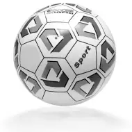 Minge fotbal sport negru-alb 14cm