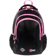St.Right Black Glitter ghiozdan școlar, rucsac BP26 39x27x17cm