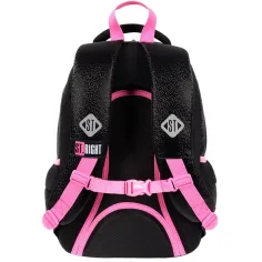St.Right Black Glitter ghiozdan școlar, rucsac BP26 39x27x17cm imaginea 3