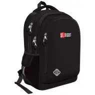 St.Right Black rucsac ergonomic pentru școală, BP0543x31x20cm