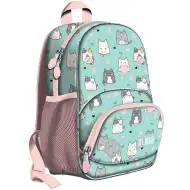 St.Right Charming Cats rucsac școlar cu pisici, BP70, 32x22x11,5cm