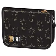 St.Right Golden Cats penar pliabil PC03 20,5x14x3,5 cm