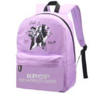 St.Right K-Pop Vânători de demoni ghiozdan școlar mov