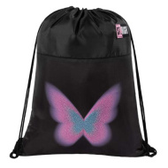 St.Right Pastel Butterfly sac cu șnur, sac de sport 34x43cm