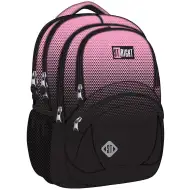 St.Right Pink Gradient rucsac școlar roz-negru cu gradient de culoare, model BP05, 42x30x19cm