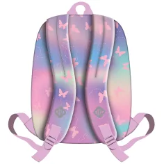 St.Right Pink butterfly ghiozdan școlar roz cu fluturi, rucsac BP33 40x27x17cm imaginea 2