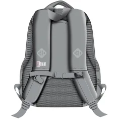 St.Right Rucsac școlar gri cu fluturi, cu trei compartimente, BP26, 39x27x17cm imaginea 2