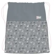 St.Right Silver Butterflies sac de gimnastică cu fluturi, sac de sport 34x43cm