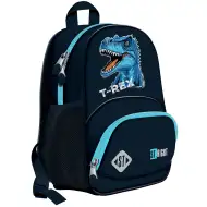 St.Right rucsac școlar albastru cu model T-Rex, BP70, 32x22x11,5 cm