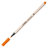 Stabilo: Pen 68 brush, marker cu vârf de pensulă, în portocaliu aprins