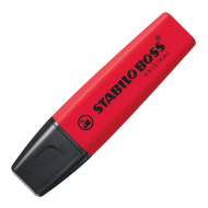 Stabilo: evidențiator BOSS roșu 2-5 mm