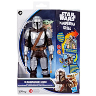 Star Wars: Set de figurine de acțiune The Mandalorian și Grogu cu sunet - Hasbro
