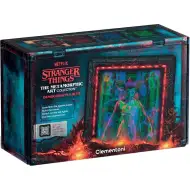 Stranger Things: Vânătoarea Demogorgonului puzzle de 520 de piese cu ramă și iluminare LED RGB - Clementoni