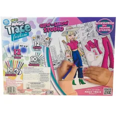 Studio Magic Trace: Desen strălucitor - set de jocuri creative de modă imaginea 5