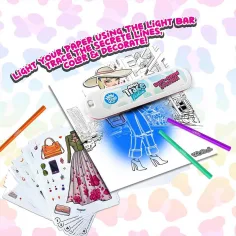 Studio Magic Trace: Desen strălucitor - set de jocuri creative de modă imaginea 6