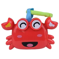 Sun Baby: Crab vesel pentru bebeluși cu zornăitor imaginea 2