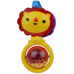 Sun Baby: Leu vesel bebeluș cu zornăitor și bilă rotativă imaginea 2