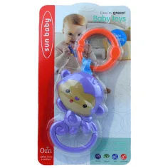 Sun Baby: Vesel maimuță mov bebeluș zornăitor imaginea 4