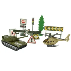 Super Army: Set de jocuri militare cu vehicule și accesorii în diferite variante 1buc. imaginea 8