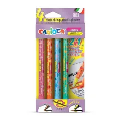 Switch evidentiator cu două capete, set de 4 bucăți - Carioca