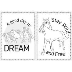 Szilaj, carte de colorat cu cai liberi - Trefl imaginea 2