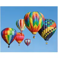 Tablou mozaic cu diamante: Set pictură cu diamante balon cu aer cald 40x50cm