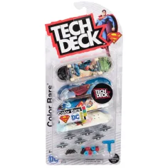 Tech Deck: Set de 4 fingerboard-uri Superman - Spin Master