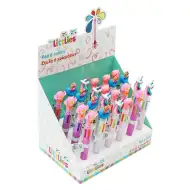 The Littlies: Șase culori de pix în mai multe variante 1buc