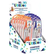 The Littlies: set de compas cu închidere, disponibil în două variante, 1 bucată