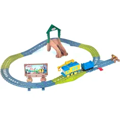 Thomas și prietenii săi: Prieteni la locul de muncă set de cale motorizată - Mattel imaginea 2