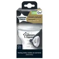 Tommee Tippee: Closer To Nature biberon transparent 260ml (0 luni+)