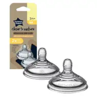 Tommee Tippee: Tetină anti-colici cu flux mediu (3 luni+) 2 bucăți