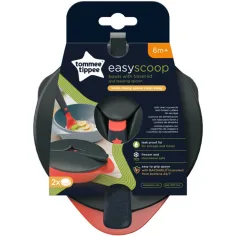 Tommee Tippee: bol de hrănire Easyscoop cu capac și lingură