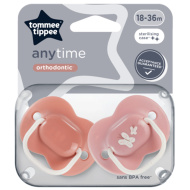 Tommee Tippee: suzetă Anytime, set de 2 bucăți, în diverse variante (18–36 luni)