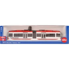 Tramvai roșu urban SIKU 1/87 imaginea 2