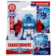 Transformers Cyberworld Cyber Changers: Optimus Prime, figură de robot transformabilă - Hasbro