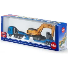 Transportor greu SIKU MAN cu excavator Liebherr 1/87 imaginea 5